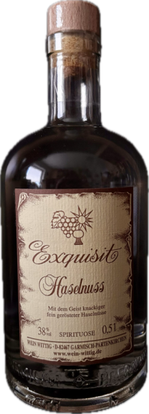 EXQUISIT - Haselnuss 38% - 500ml - Wein Wittig