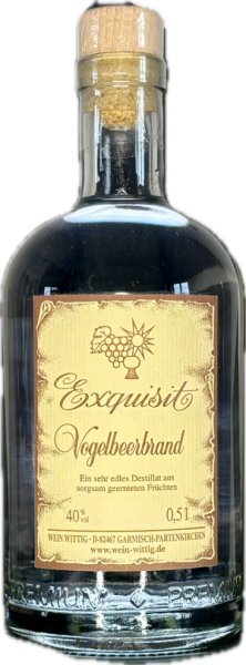 EXQUISIT - Vogelbeere 40% - 500ml - Wein Wittig